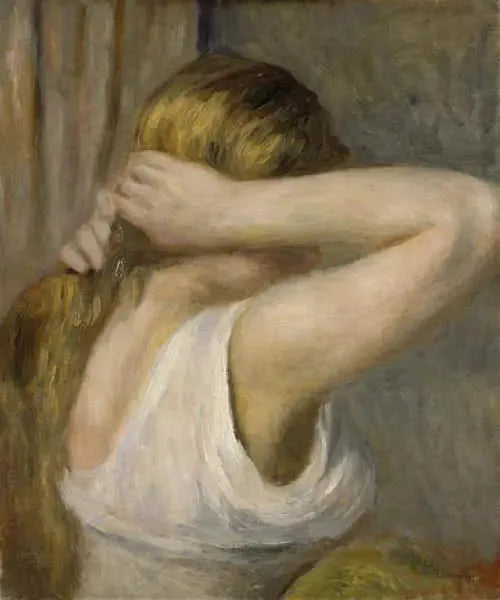 Menina com os Braços Levantados - Pierre-Auguste Renoir