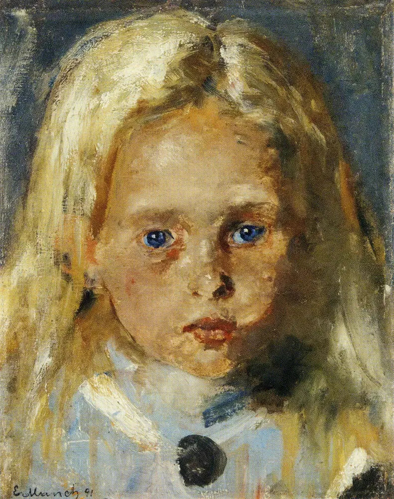 Menina loira - Edvard Munch