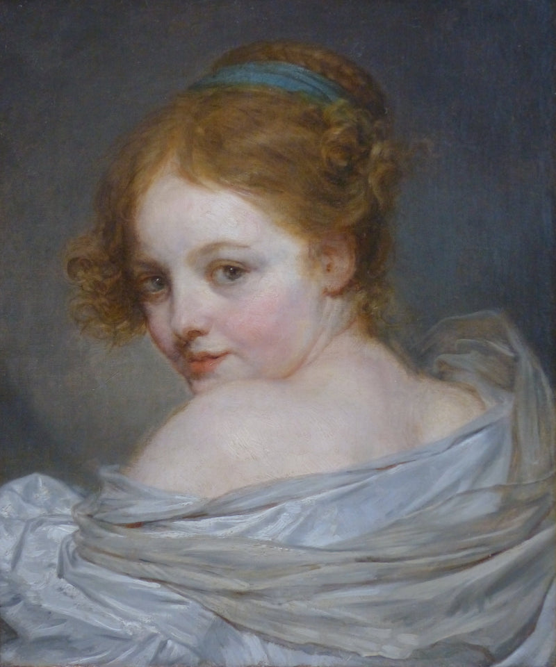 Garota de costas - Jean-Baptiste Greuze