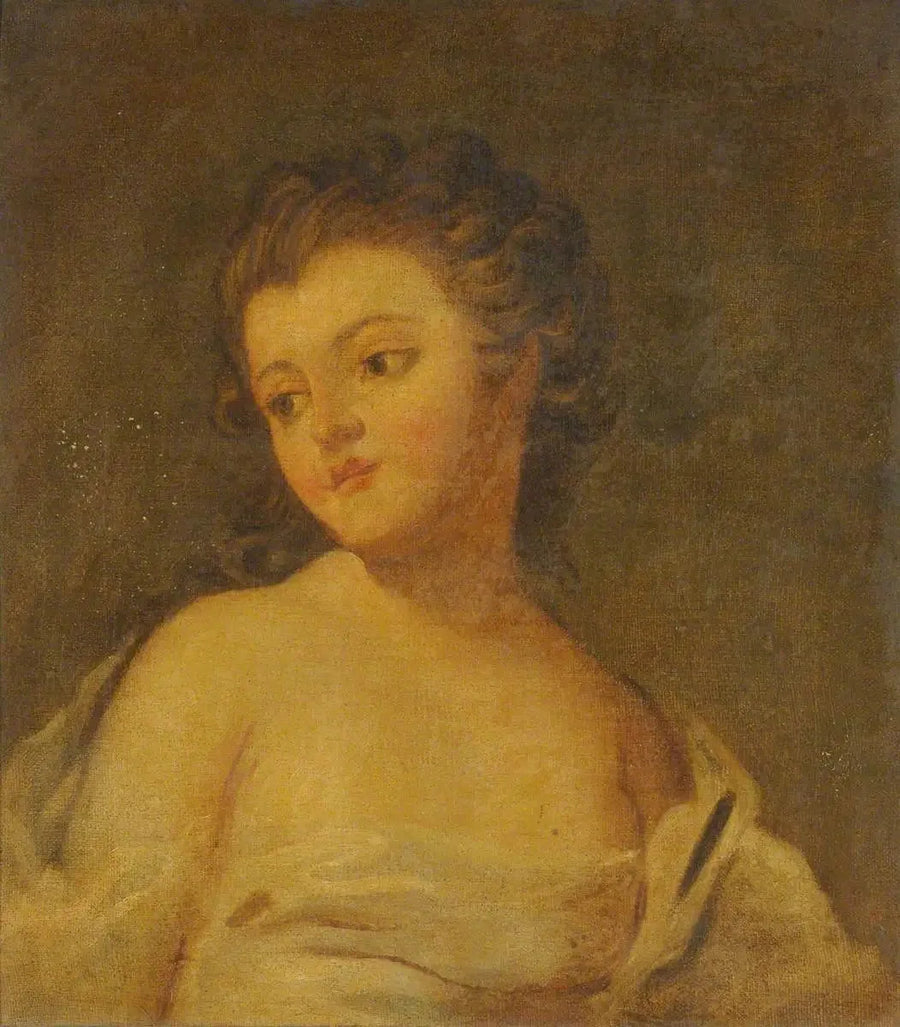 Jovem garota, envolta em um vestido - Joshua Reynolds
