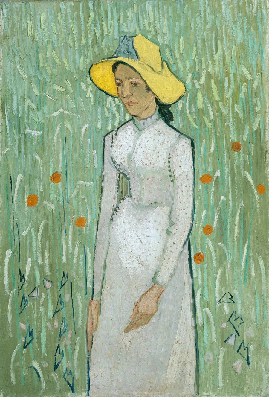Menina em branco - Vincent van Gogh