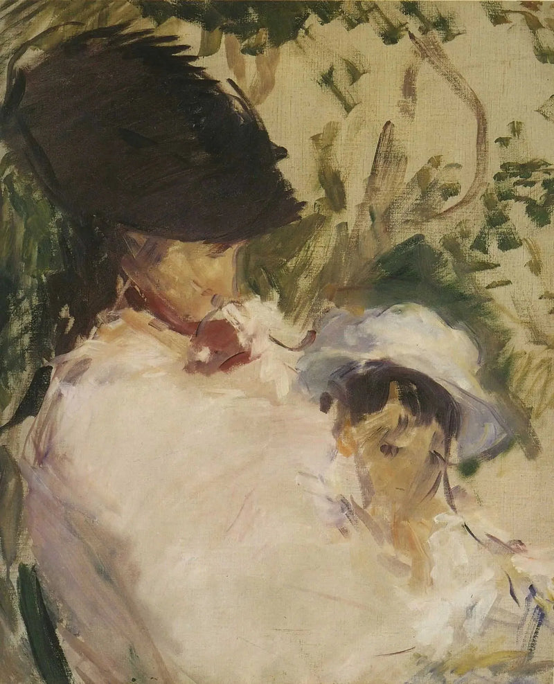 Menina e criança - Édouard Manet