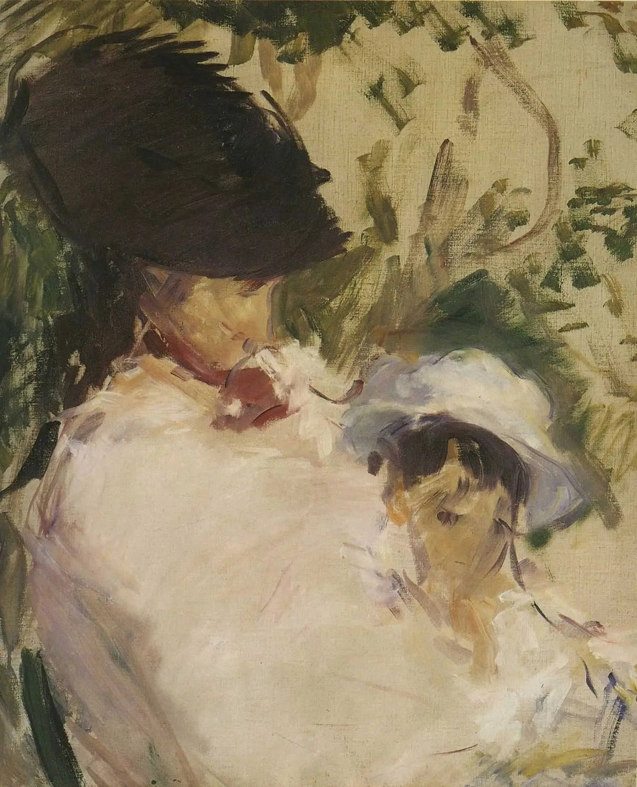 Menina e criança - Édouard Manet