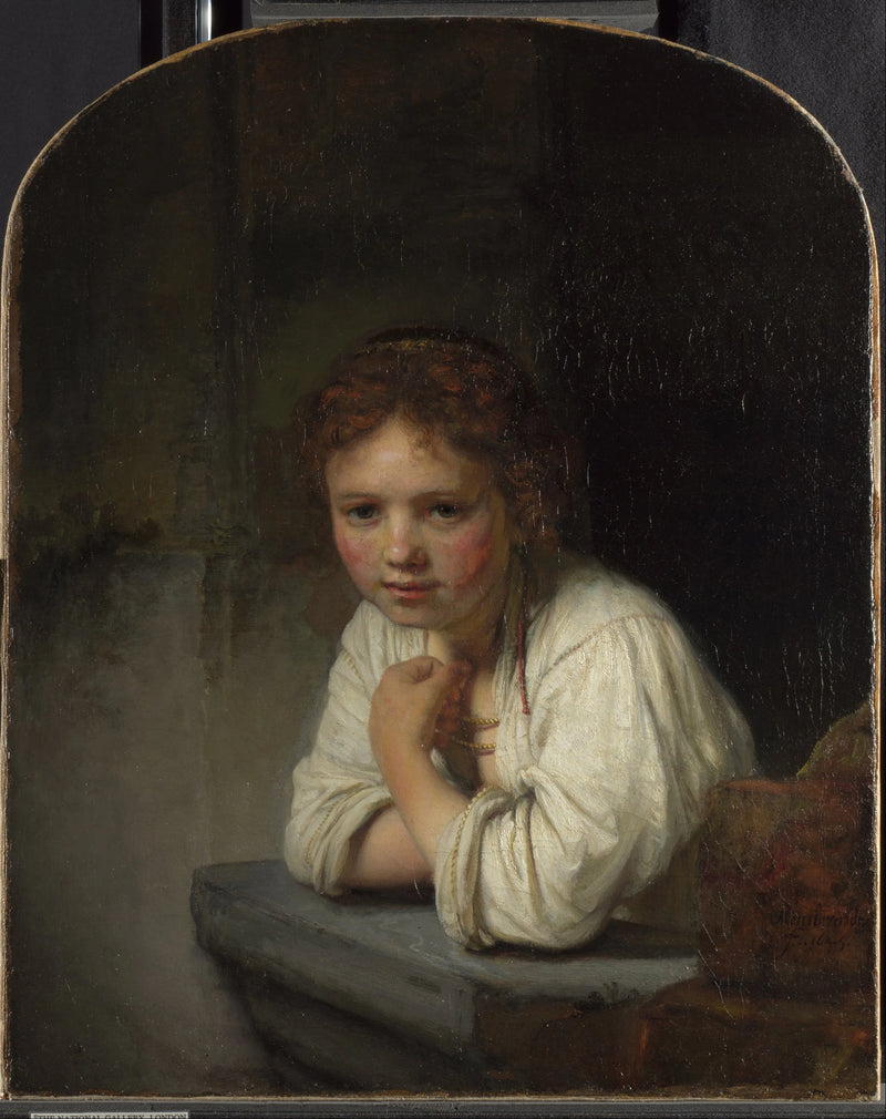 Retrato de uma jovem - Rembrandt