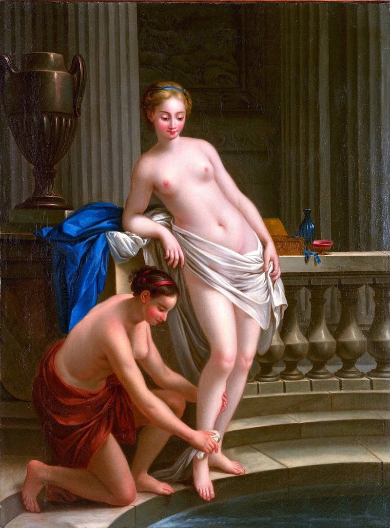 Jeune fille grecque au bain - Joseph-Marie Vien