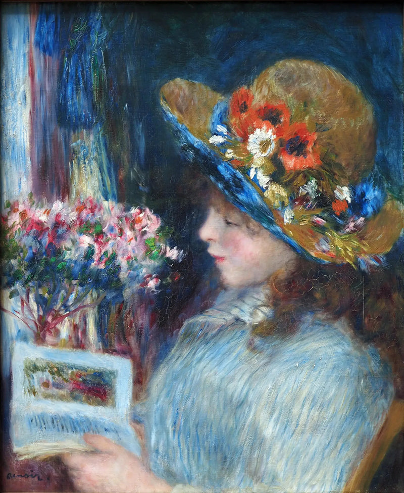 Jovem Moça Lendo - Pierre-Auguste Renoir