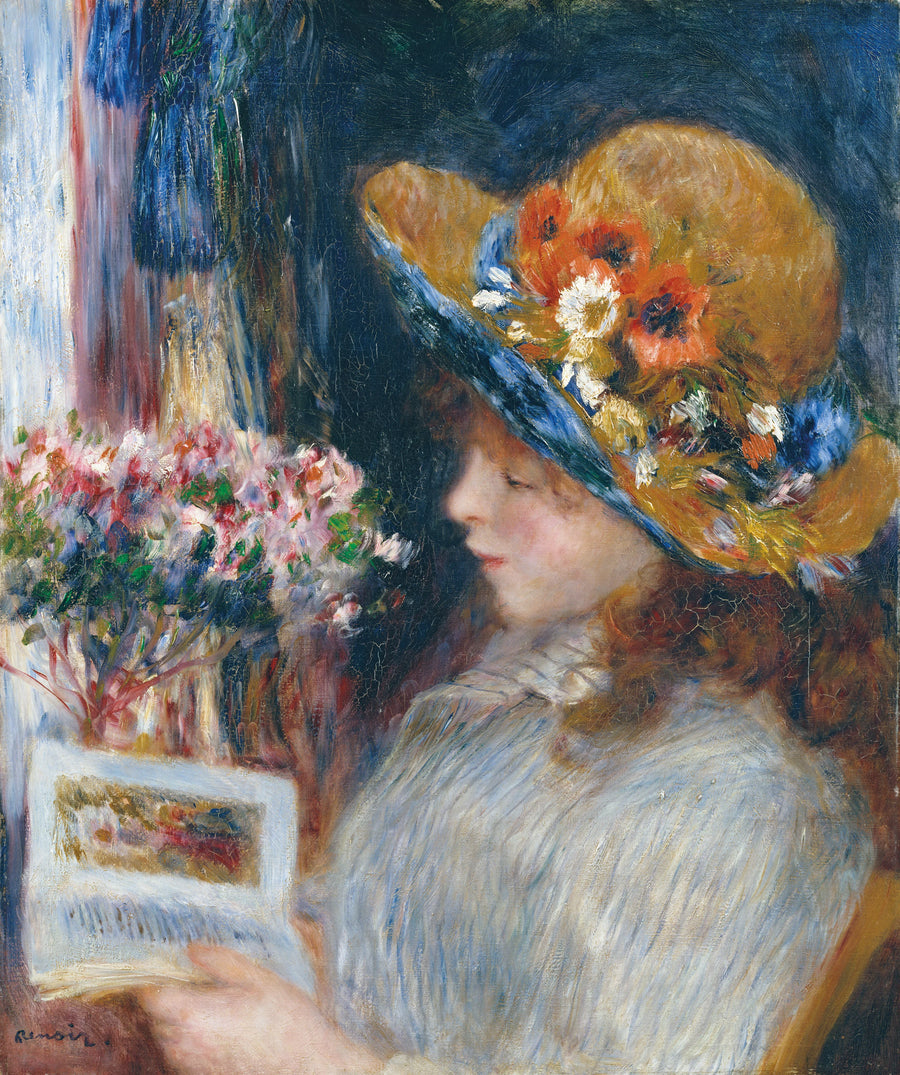 Jovem Moça Lendo - Pierre-Auguste Renoir