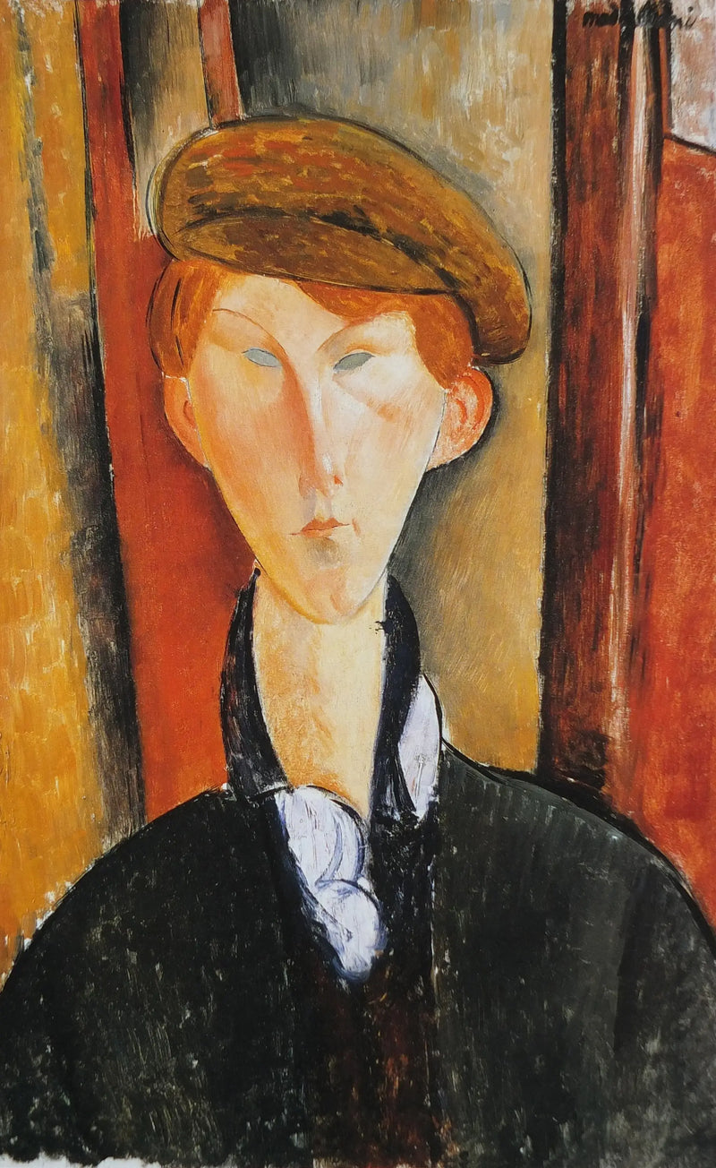 Jovem homem de boné - Amedeo Modigliani