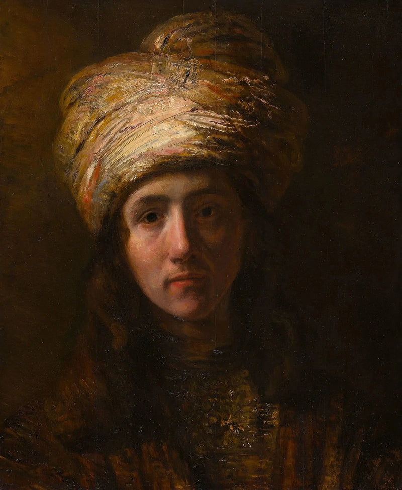 Jovem homem com turbante - Rembrandt