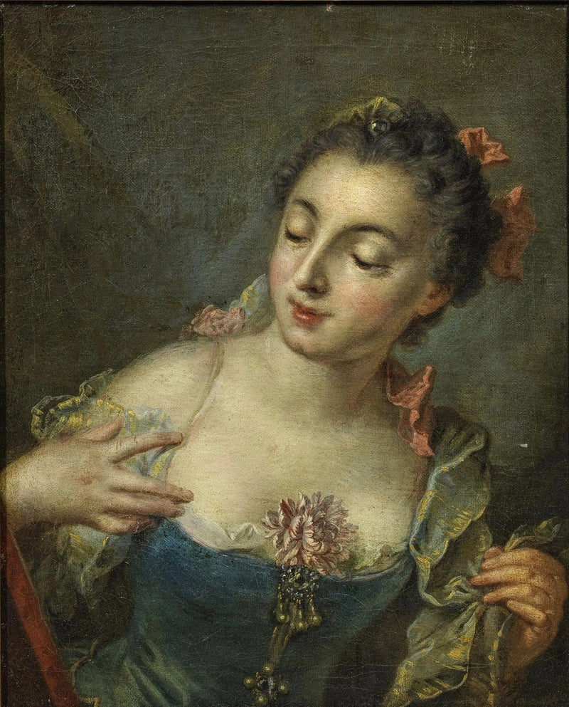 Jovem Moça à esquerda - François Boucher
