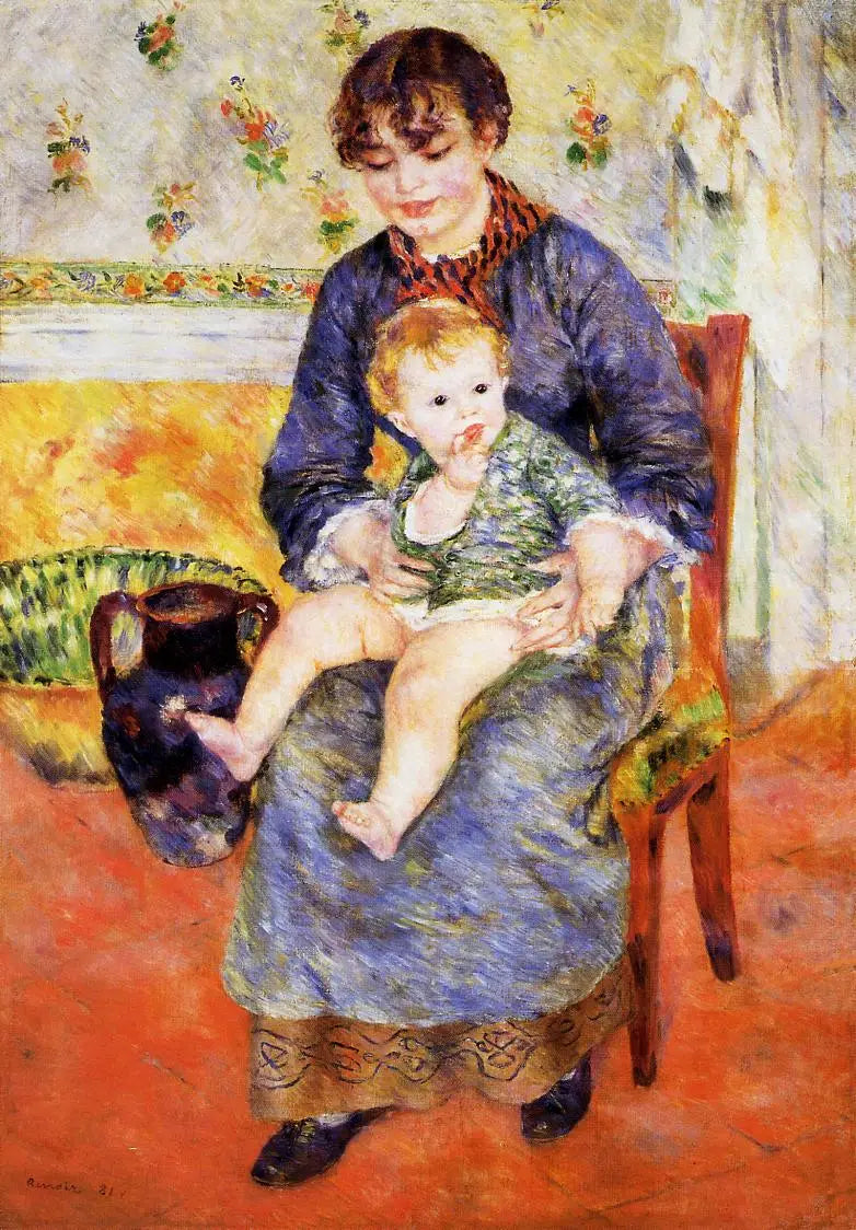 Jovem Mãe - Pierre-Auguste Renoir