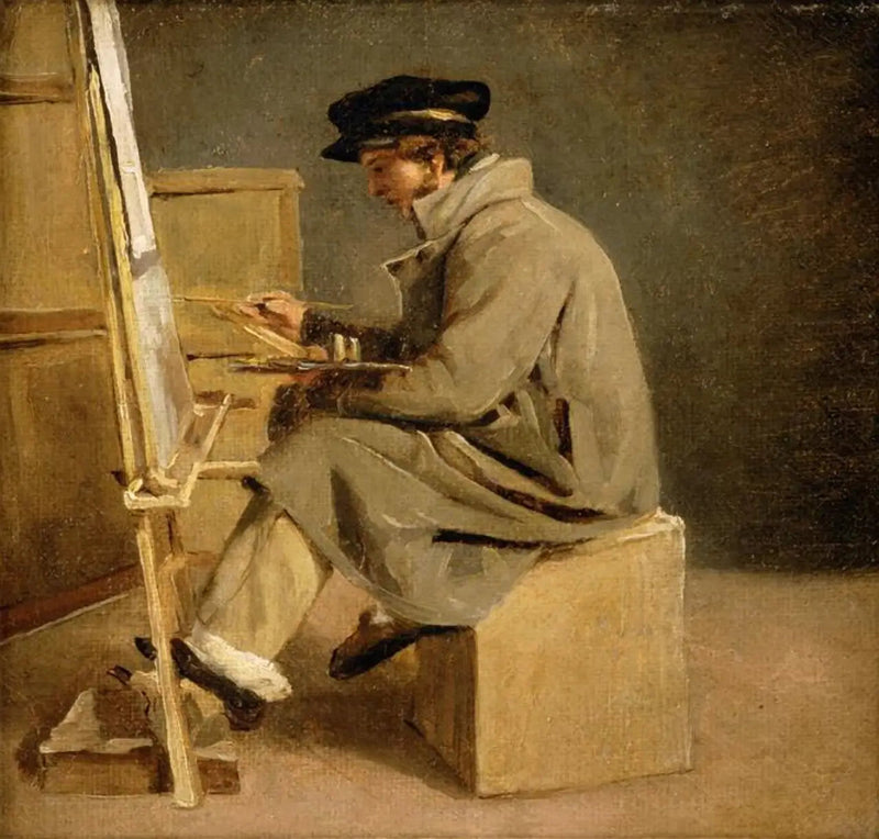 Jovem pintor em seu cavalete - Théodore Géricault