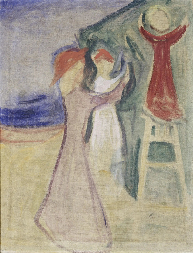 Jovens Mulheres colhendo uma fruta (Frise Reinhardt) - Edvard Munch