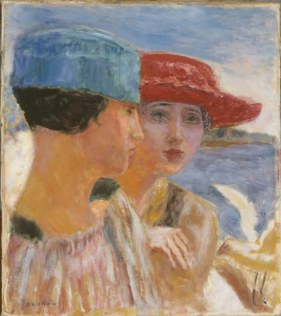 Meninas com a gaivota - Pierre Bonnard