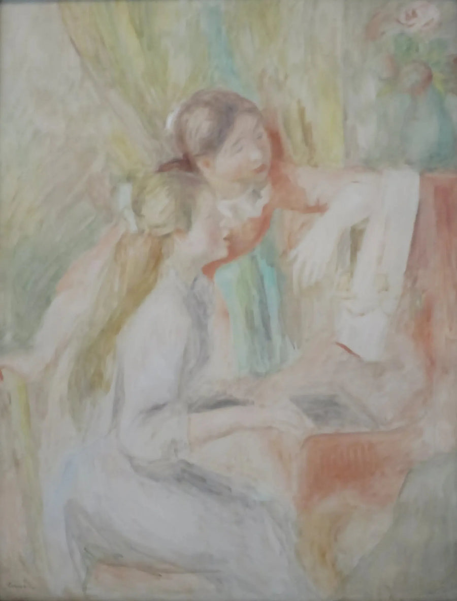 Meninas ao Piano - Pierre-Auguste Renoir