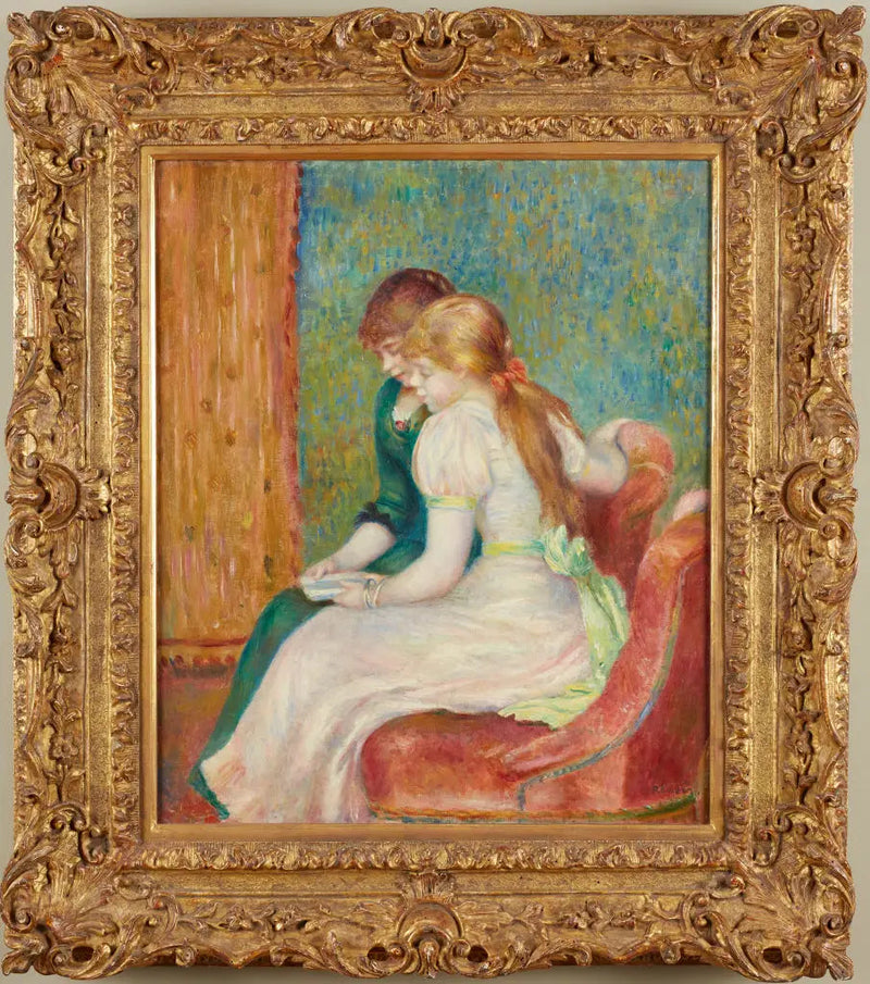 Meninas Lendo - Pierre-Auguste Renoir