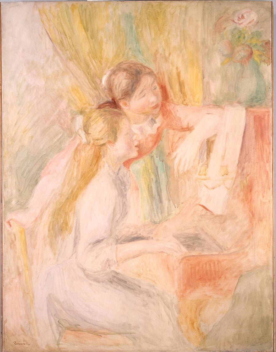 Meninas ao Piano - Pierre-Auguste Renoir