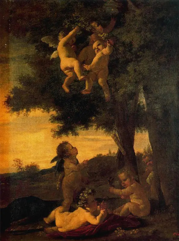 Jogos de crianças e putti - Nicolas Poussin