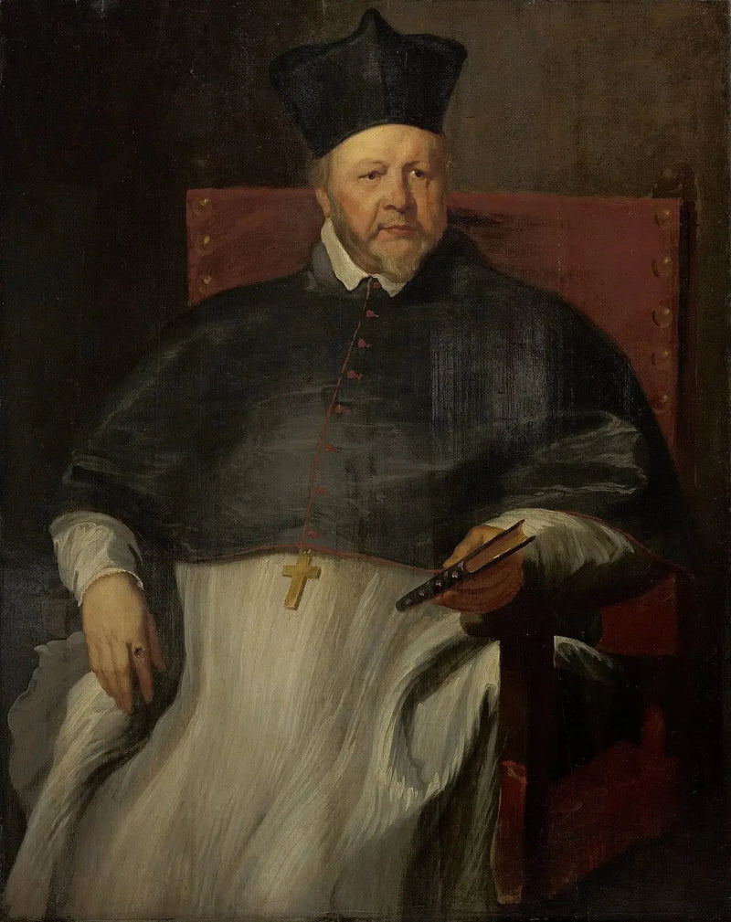 Joannes Malderus, bispo de Antuérpia - Antoine van Dyck
