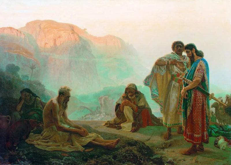 Job e seus amigos - Ilya Repin