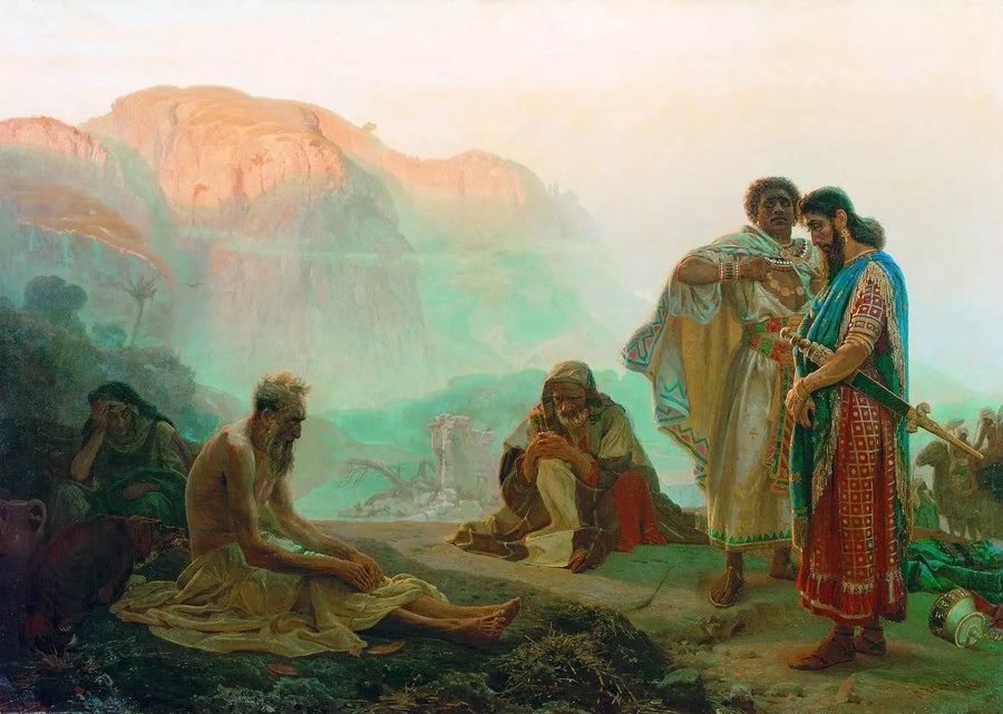 Job e seus amigos - Ilya Repin