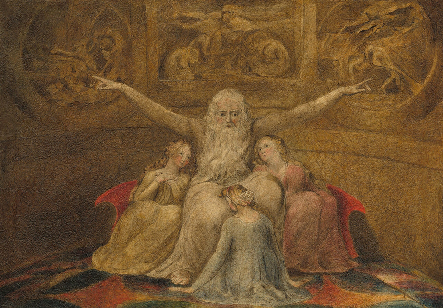 Job e suas filhas - William Blake