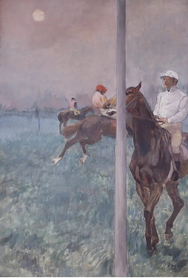Jockeys antes da corrida - Edgar Degas