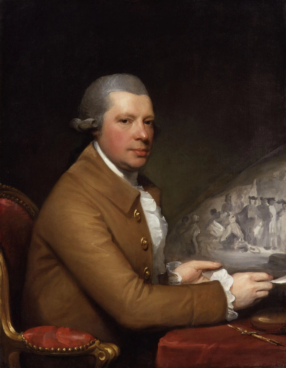 John Hall - Gilbert Stuart - Alpha Reproduction