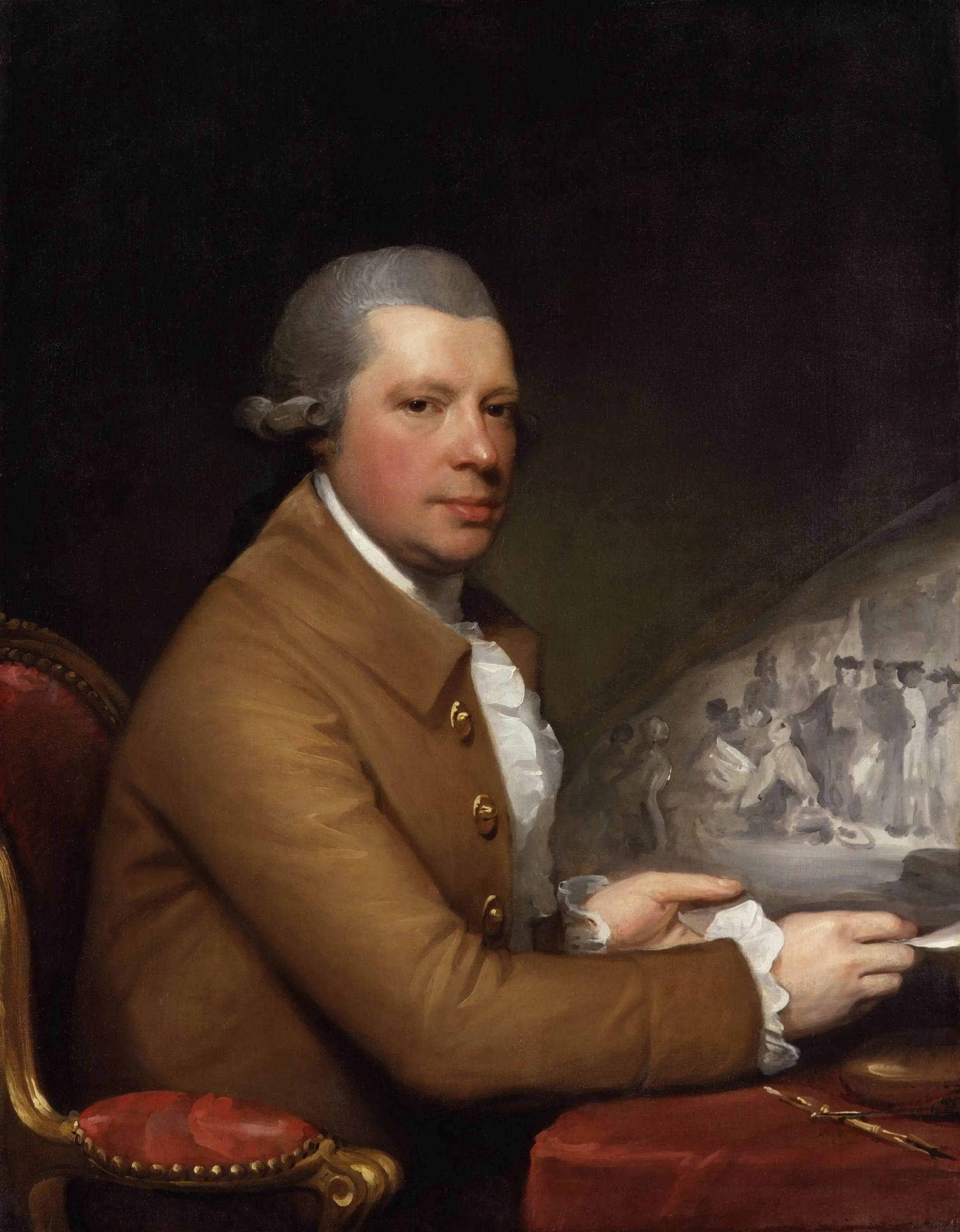 John Hall - Gilbert Stuart - Alpha Reproduction