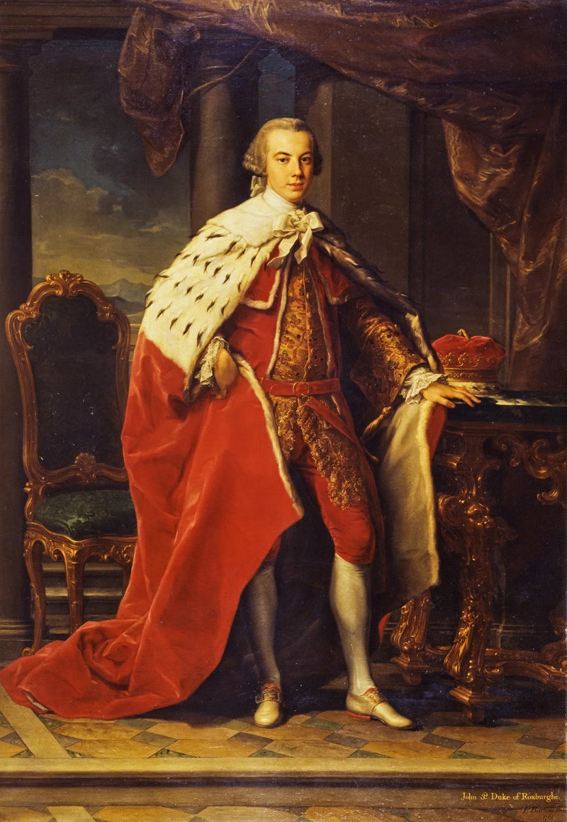 John Ker, 3º duque de Roxburghe, 1740 - 1804. Bibliófilo - Pompeo Batoni