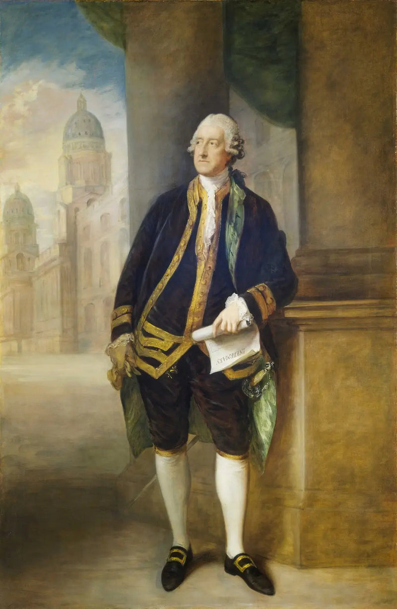 John Montagu, 1718-1792, 4º conde de Sandwich, 1º Lord do Almirantado - Thomas Gainsborough