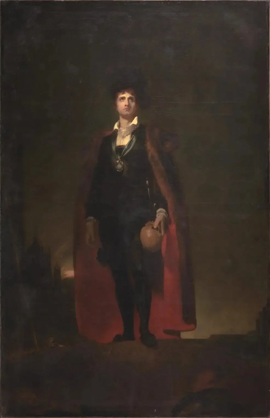 John Philip Kemble no papel de Hamlet - Thomas Lawrence