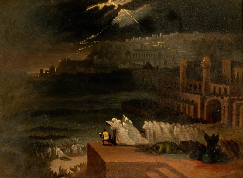 Jonas prega diante de Nínive - John Martin