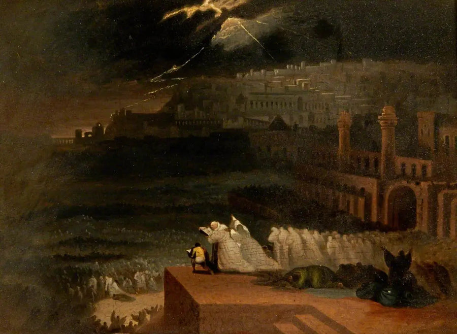 Jonas prega diante de Nínive - John Martin