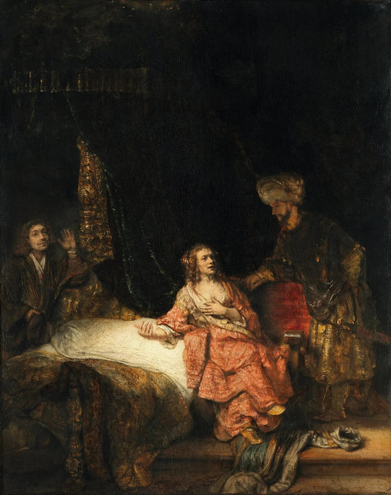 José acusado pela mulher de Potifar - Rembrandt