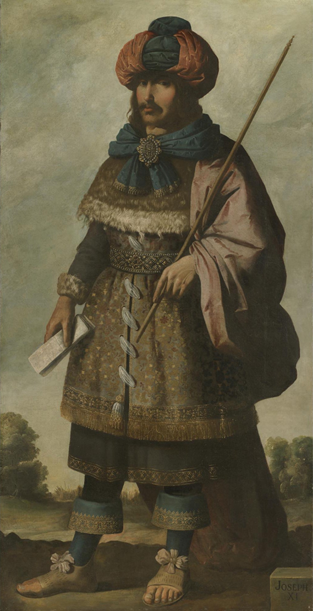 Joseph - Francisco de Zurbarán image 1 copie peinte à la main à l’huile