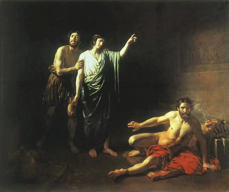 Joseph interpreta os sonhos do mordomo e do padeiro - Alexandre Ivanov