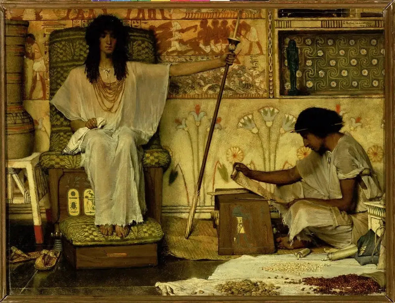 Joseph, vigia dos celeiros do Faraó - Lawrence Alma-Tadema