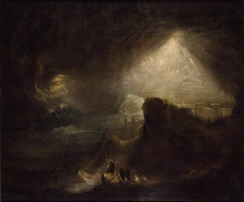 Josué ordenando ao sol que pare - John Martin