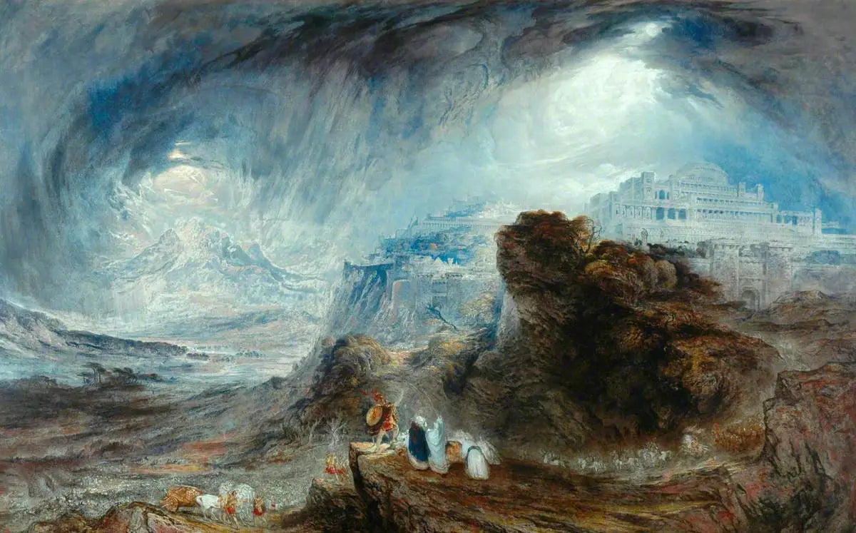 Josué ordonnant au soleil de s’arrêter sur Gabaon - John Martin - Alpha Reproduction