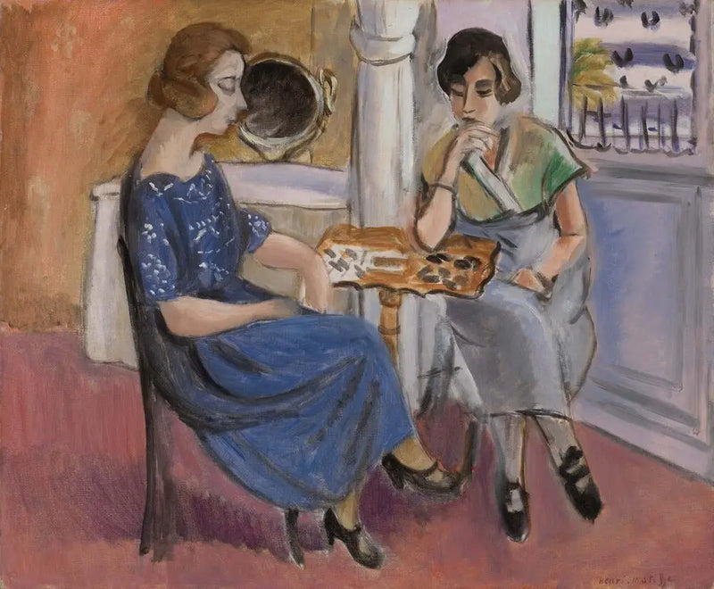 Jogadores de dominó (As Jogadoras de dominó) - Henri Matisse