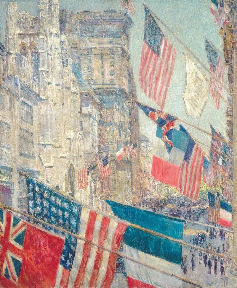Dia dos Aliados, maio de 1917 - Childe Hassam