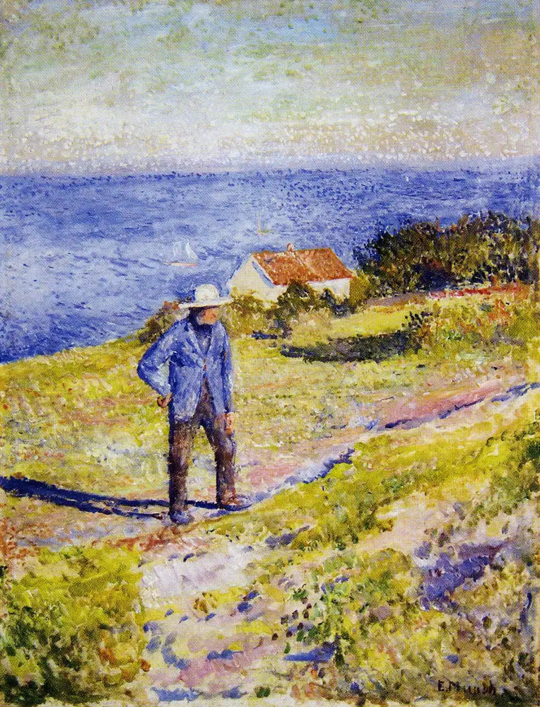 Reproduction du tableau « Jour ensoleillé à Åsgårdstrand - Edvard Munch » par Alpha Reproduction en peinture à l’huile