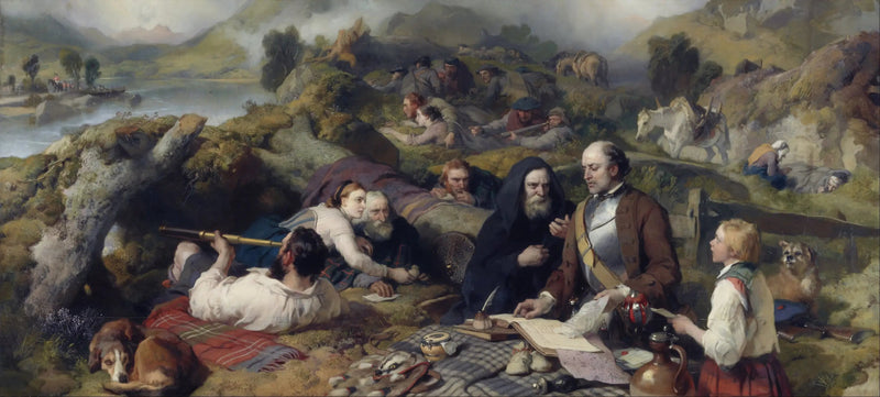 Dia de locação no deserto - Edwin Henry Landseer