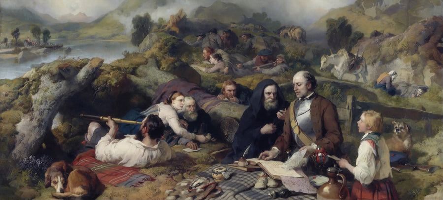 Dia de locação no deserto - Edwin Henry Landseer