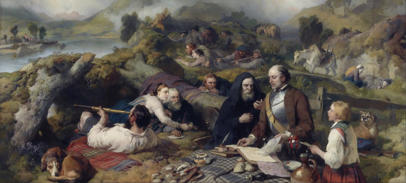 Dia de locação no deserto - Edwin Henry Landseer