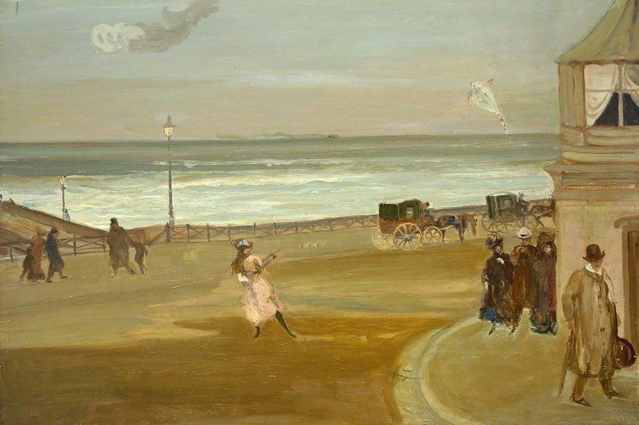 Dia ventoso em Brighton - Charles Conder