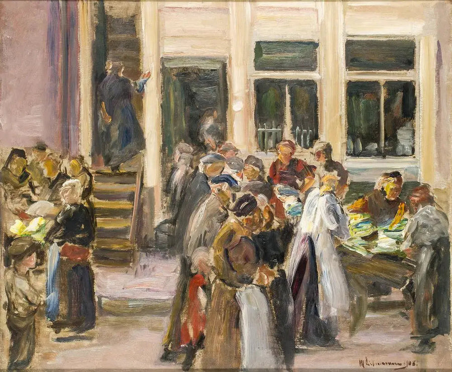 Judengasse em Amsterdã - Max Liebermann
