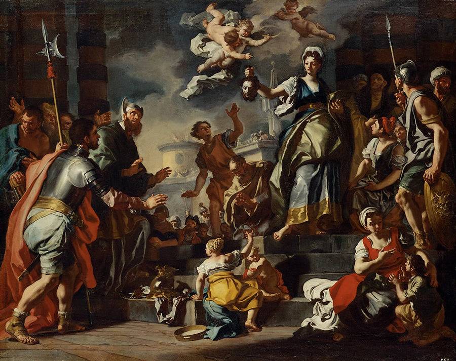 Judith com a cabeça de Holofernes - Francesco Solimena