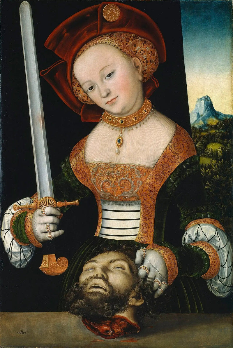Judith com a cabeça de Holofernes - Lucas Cranach, o Velho
